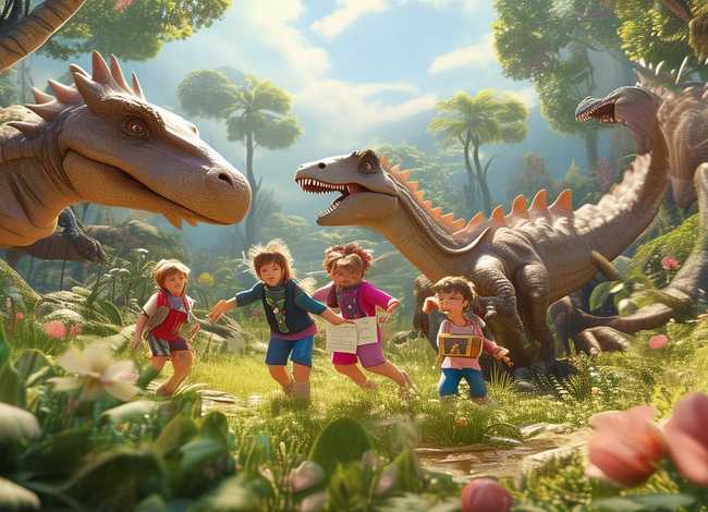 恐龙大冒险儿童故事；儿童电影恐龙大冒险
