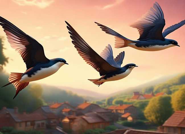 三只燕子儿童故事，三只燕子的故事