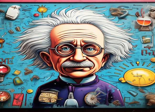 爱因斯坦的故事手抄报（爱因斯坦的故事和名人传记手抄报）