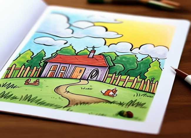 绘本故事带图简笔画（绘本故事带图简笔画带房子的）