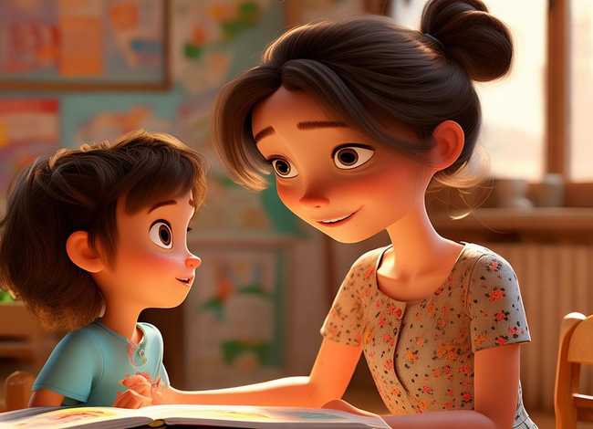 关于老师的幼儿故事（关于老师的幼儿故事50字）