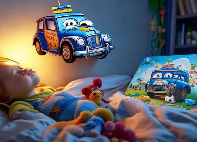 警车的故事儿童睡前故事、警车的故事 幼儿睡前