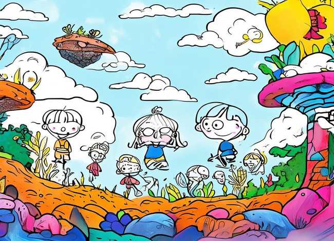 幼儿线描画故事，幼儿线描画故事图片