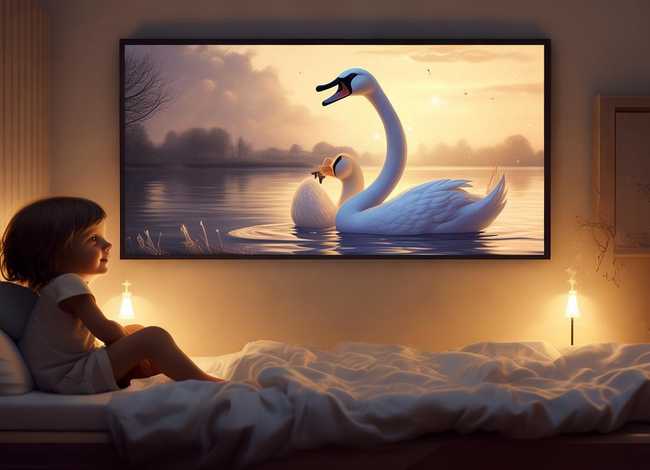 小儿故事睡前故事丑小鸭；幼儿睡前丑小鸭故事