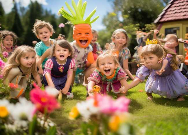 儿童拔萝卜表演视频 - 儿歌拔萝卜表演视频