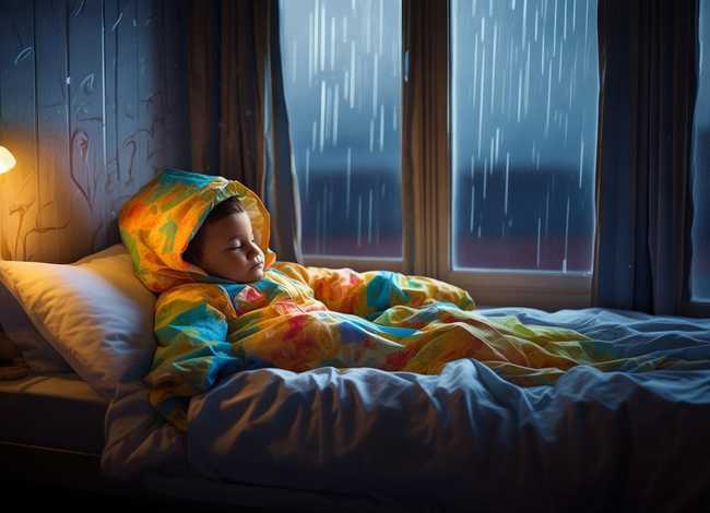 儿童睡前故事雨衣、雨滴的睡前故事