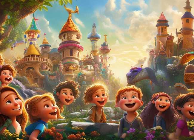 儿童故事图片；故事图片素材