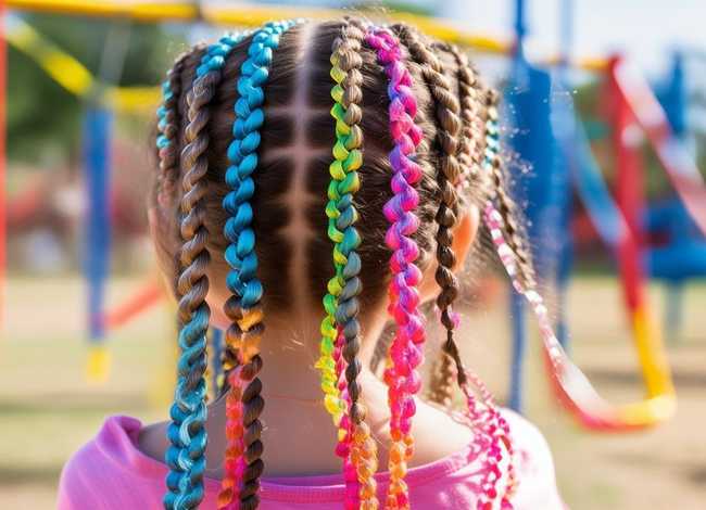 姑娘编发儿童 - 姑娘编发儿童发型