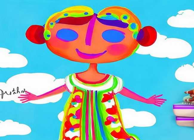 我的妈妈儿童画图片；我的妈妈儿童画图片怎么画