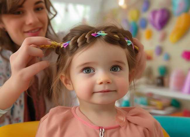 儿童爱心编发过程（儿童爱心编发教程）