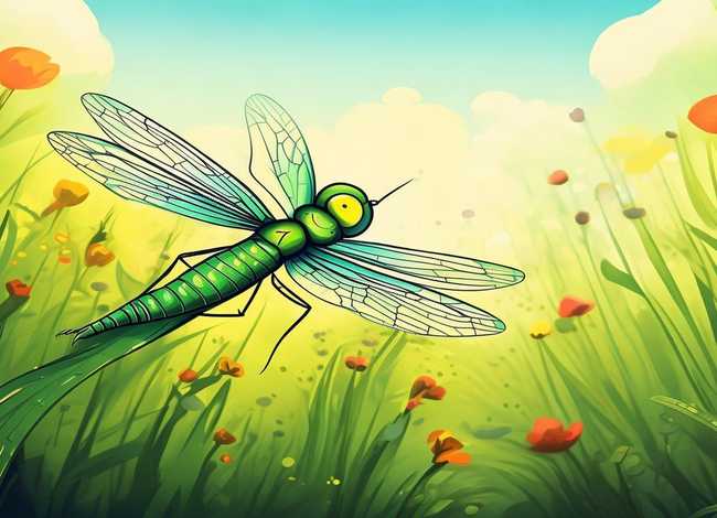 蜻蜓的绘本故事图片；蜻蜓的绘本故事图片简笔画