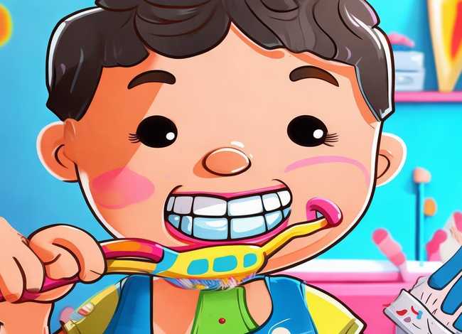 儿童刷牙的正确方法图片、儿童刷牙的正确方法图片大全
