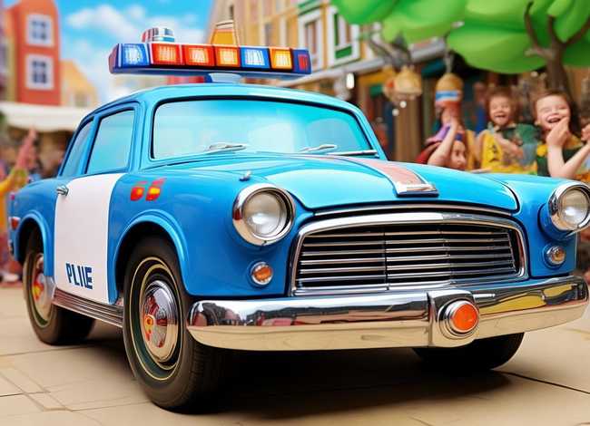 警车的故事书；警车的故事绘本