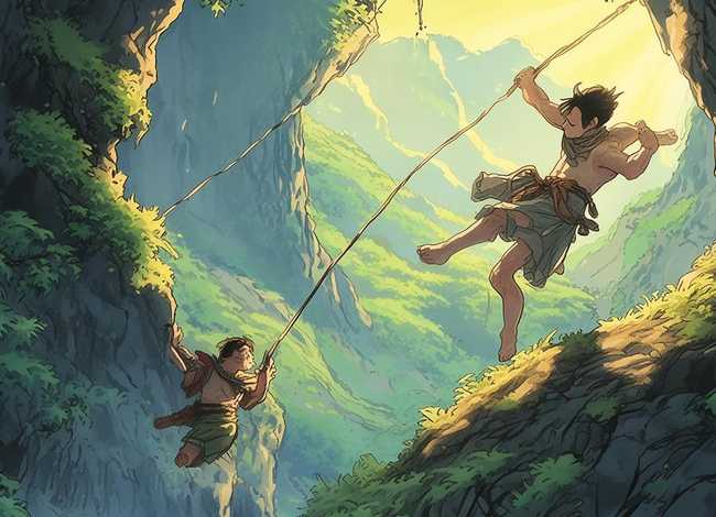 沉香救母连环画插画 沉香救母连环画插画图片大全