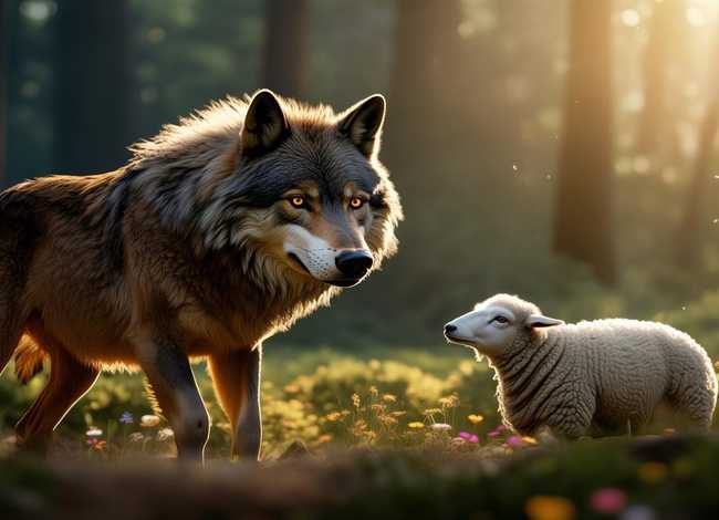 狼和羊故事完整版（狼和羊故事完整版图片）