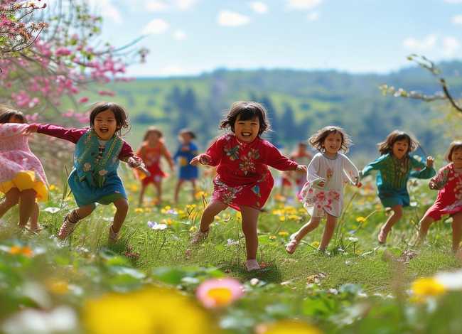 儿童舞蹈我们去春游、儿歌我们去春游