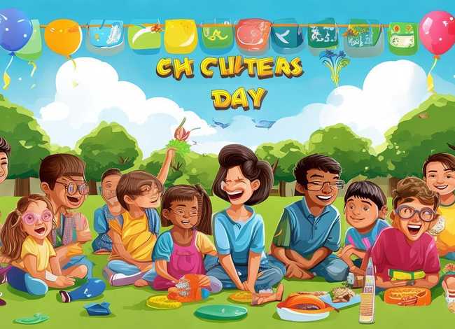 儿童节英文海报设计案例学校郊游、儿童节英文海报设计案例学校郊游怎么写