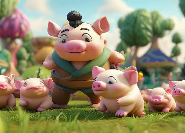 儿童故事猪八戒生娃娃、猪八戒的幼儿故事