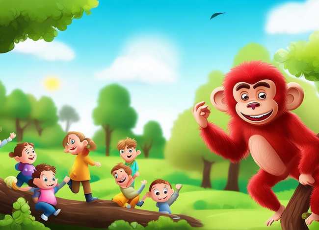 儿童绘本故事视频猴子、幼儿故事猴子学样视频