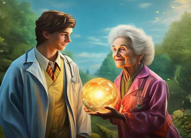 儿童童话故事老太婆和医生；老太婆和医生这个故事告诉我们什么道理