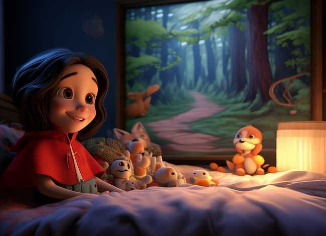 儿童睡前故事小红帽，睡前故事幼儿小红帽