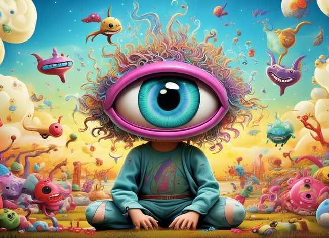 神奇的眼睛儿童故事 神奇的眼睛儿童画