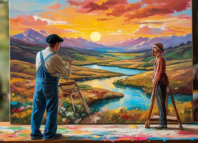 绘画故事的画 绘画故事的画画图片