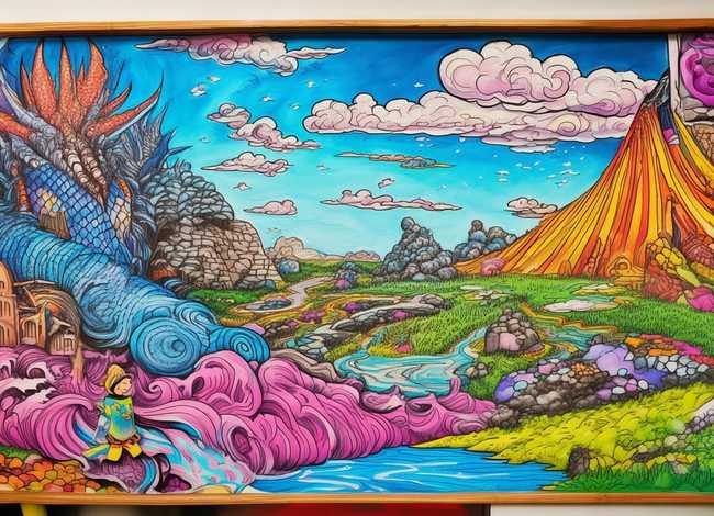 神话故事四年级立体画（神话故事四年级立体画怎么画）