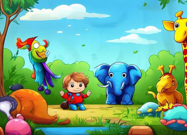 儿童动物视颜色频大全视频，少儿启蒙颜色动物视频