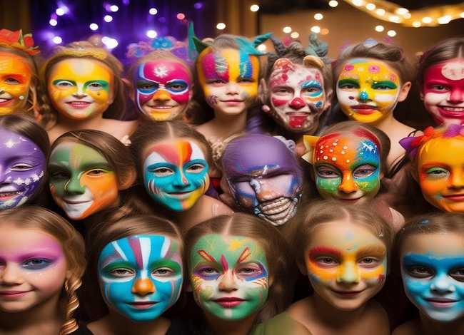 儿童表演节目妆容图片、儿童表演节目妆容图片大全