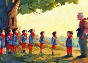 少先队的历史故事 - 少先队历史故事为主题的绘画作品简单