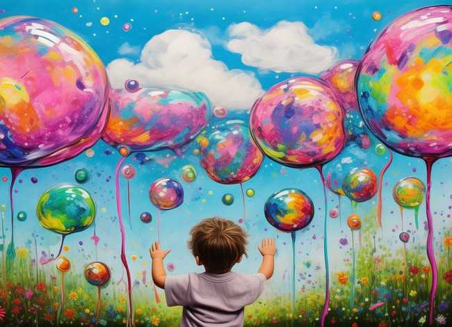 泡泡儿童画图片 - 泡泡儿童画图片大全