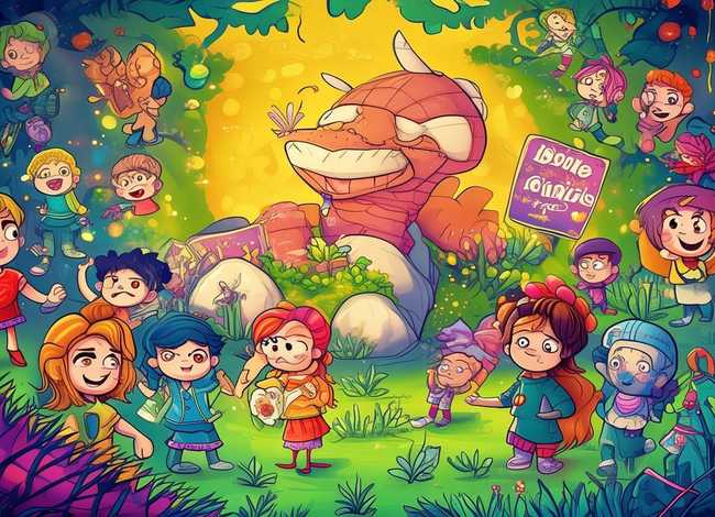 儿童故事插图图片大全、儿童故事图片大全带字