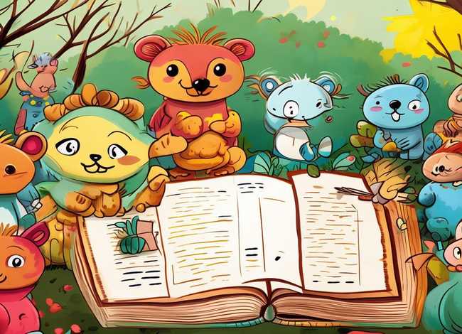 儿童寓言故事画打印、幼儿寓言故事简笔画