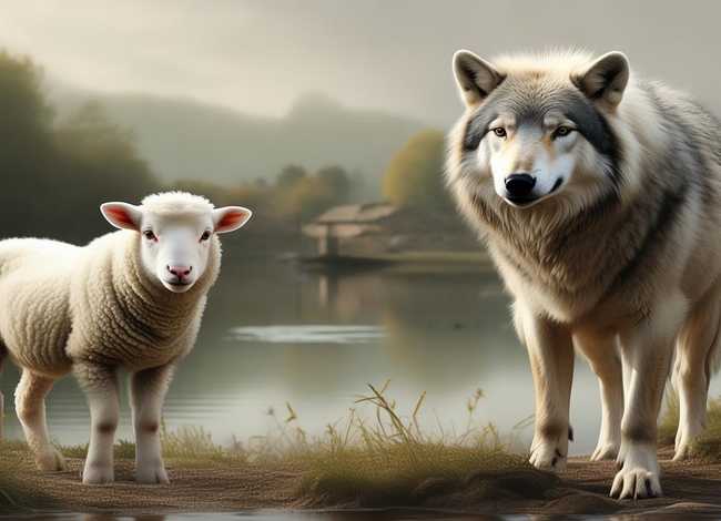 狼与小羊儿童故事，狼与小羊的故事
