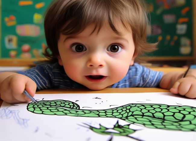 儿童画蛇添足故事，少儿故事画蛇添足