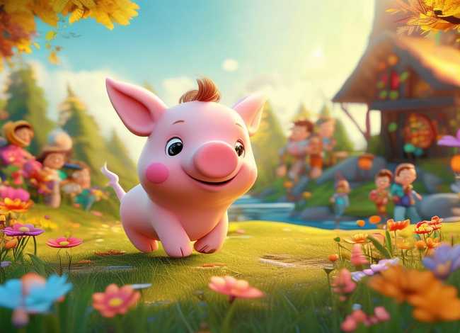 儿童小猪的故事视频，幼儿故事小猪的故事