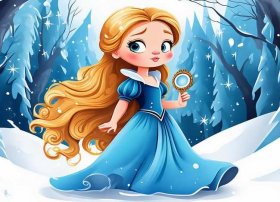 白雪公主儿童画，白雪公主 儿童画