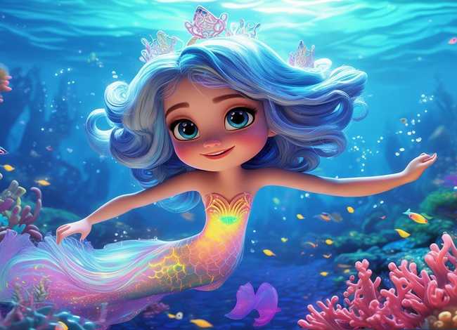 儿童美人鱼故事动画，儿童美人鱼动画片