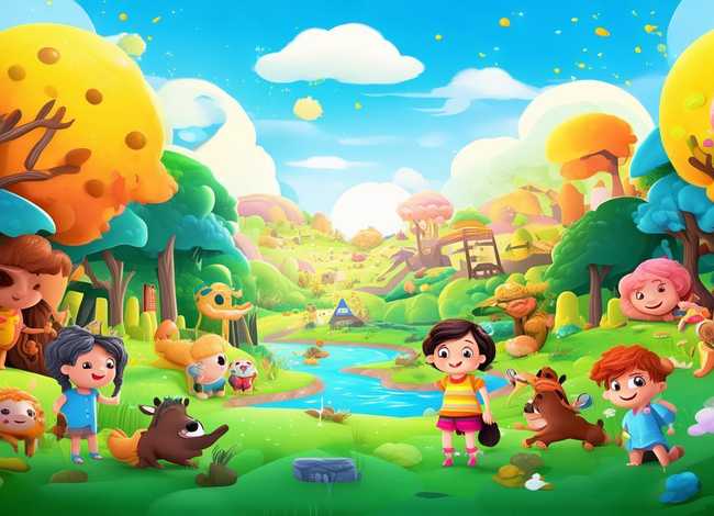 儿童插画图片素材，儿童插画图片素材高清