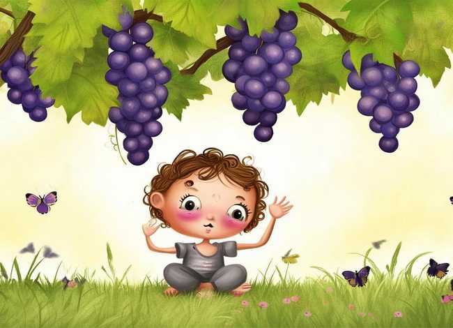 葡萄的故事儿童，葡萄的幼儿故事