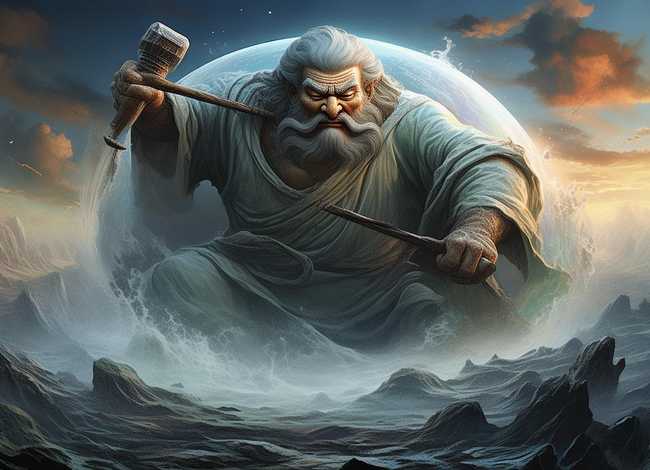 神话儿童故事盘古开天地；中华神话故事盘古开天地