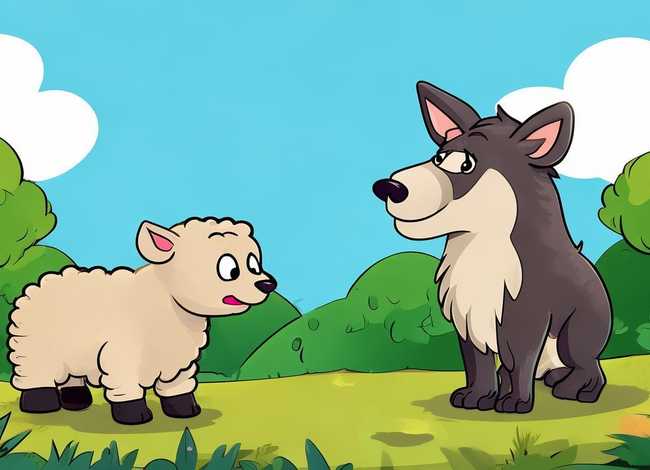 狼和小羊儿童故事3-6岁完整版、幼儿故事狼和小羊文字版视频