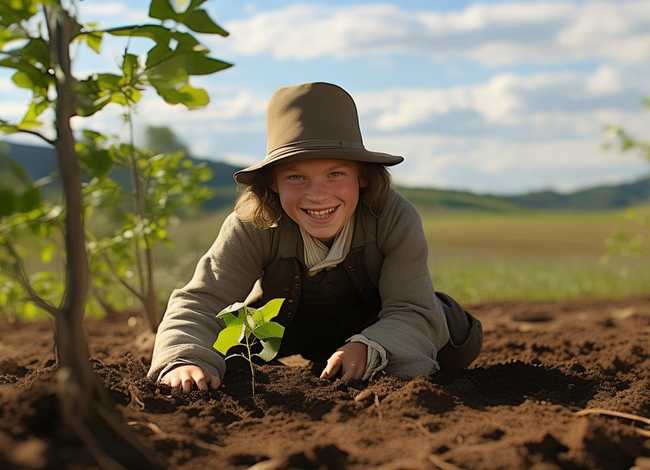 富兰克林小时候的故事，富兰克林小时候的故事种树