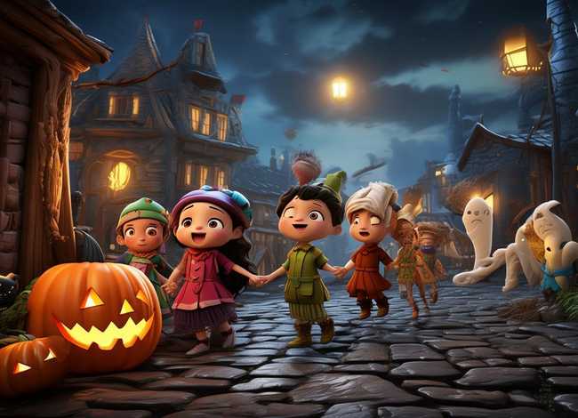 万圣节的故事儿童版英语 万圣节的小故事英语版