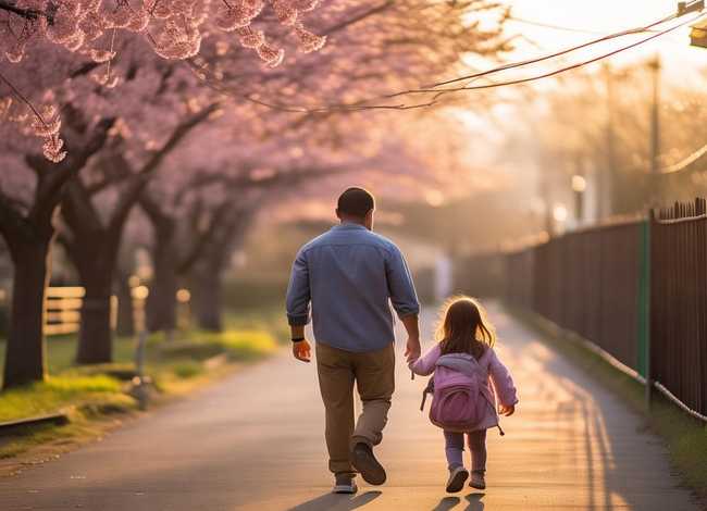 送孩子上学的故事，送孩子上学的故事简短