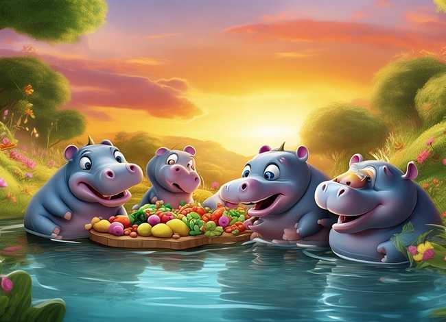 河马的晚餐幼儿故事 河马的晚餐幼儿故事表演视频