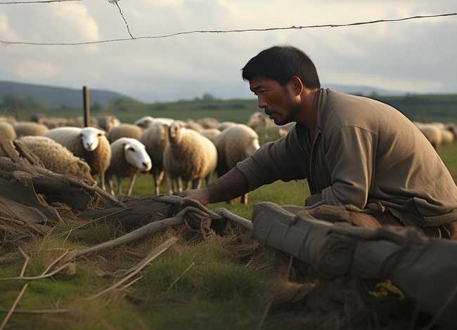 亡羊补牢成语故事图片（亡羊补牢成语故事图片 配图）