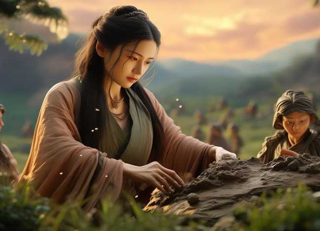 女娲造人故事绘本(女娲造人故事绘本图片) 女娲造人故事绘本(女娲造人故事绘本图片)