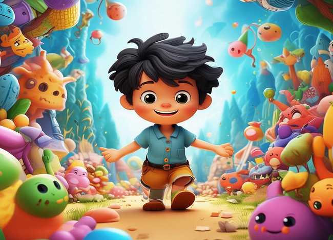 儿童故事图文连环画 幼儿故事连环画图片4张简单